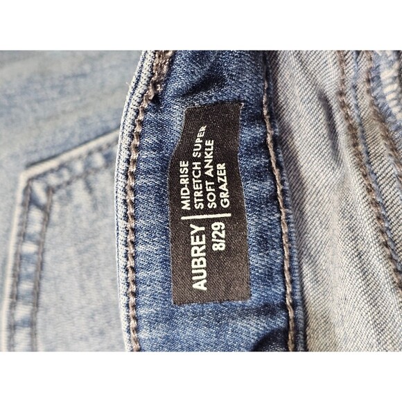 ALK Women's Size 8 Buffalo David Bitton Aubrey Denim Blue Jeans Pants Stretchy - Picture 4 of 6